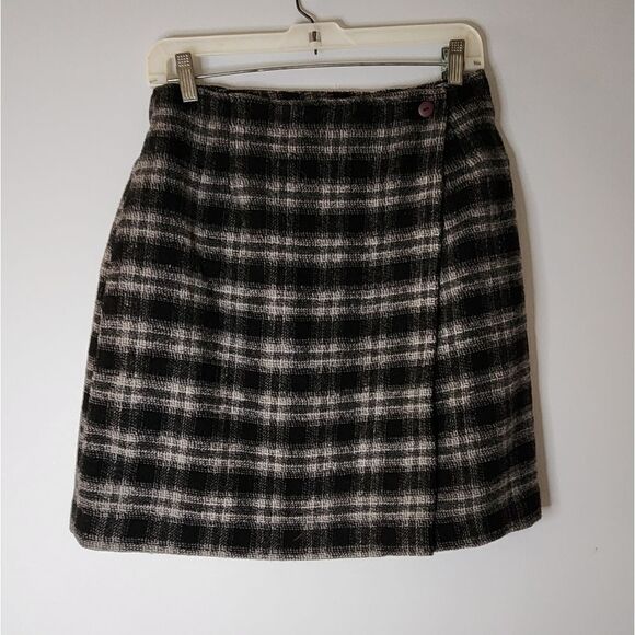 Paul Harris Design wool blend wrap skirt women's size 4 - Picture 1 of 6